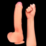Dildo Silicone 11" Dual Layer Cock - Imagen 2