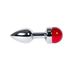 Plug Anal Ball Gema Roja - Imagen 2