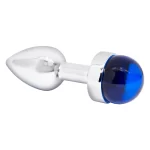 Plug Anal Ball Gema Azul Talla S - Imagen 2