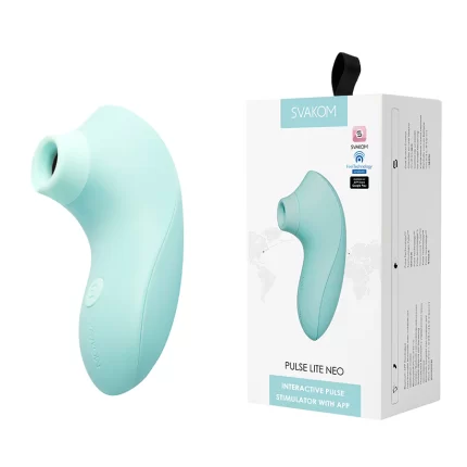 Estimulador Clitorial Pulse Lite NEO Azul Controlado por APP Global By Svakom