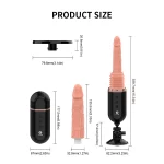 Vibrador Control Remoto Gatling - Imagen 3