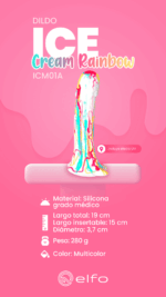 Dildo Ice Cream Rainbow - Imagen 2