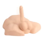 Premium Silicone Realistic Medio Torso de Dildo Intercambiable Caramel - Imagen 2