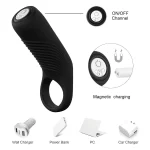Anillo Vibrador Lure Black - Imagen 3
