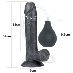 Dildo Squirt Extremo 9'' Black - Imagen 3
