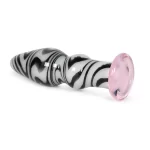 Plug Anal Vidrio Zebra - Imagen 2