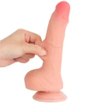 Dildo Realista 7.5'' Sliding Skin Dual Layer Dong - Imagen 2