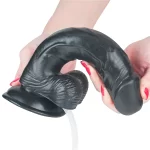 Dildo Squirt Extremo 9'' Black - Imagen 4