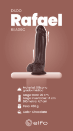 Dildo Rafael Brown Nude - Imagen 4