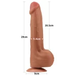 11.5'' King Sized Sliding Skin Dual Layer Dong Brown - Imagen 4