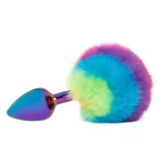 Plug Anal Arco Iris Conejo Mágico - Imagen 2