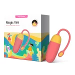 Huevo Vibrador Magic Vini Naranja Controlado por APP Global - Imagen 4