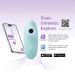 Estimulador Clitorial Pulse Lite NEO Azul Controlado por APP Global By Svakom - Imagen 2